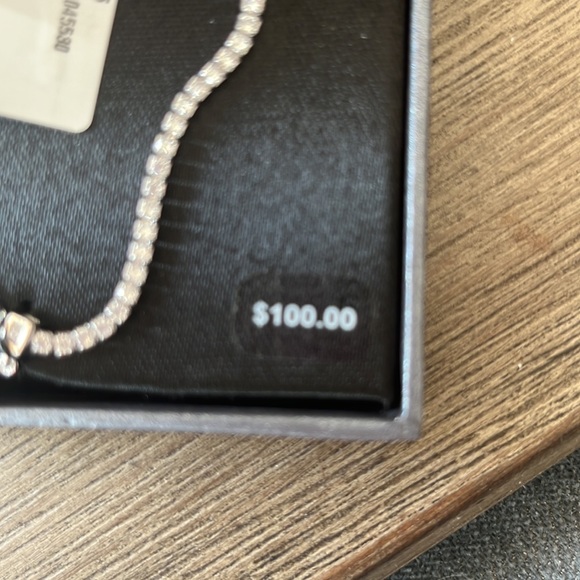 Brand new with tags sterling silver simulated diamond bracelet - Picture 2 of 3